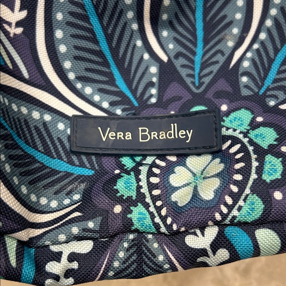 Vera Bradley Paisley Backpack in Blue and Teal - Picture 2 of 8